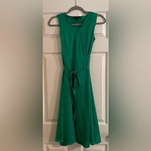 Green Wrap Dress